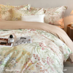 Bloomshire Luxury Printed 4-Piece Bedding Set 100S 100% Pure Cotton Sateen High End Bedroom Linens - Image 4